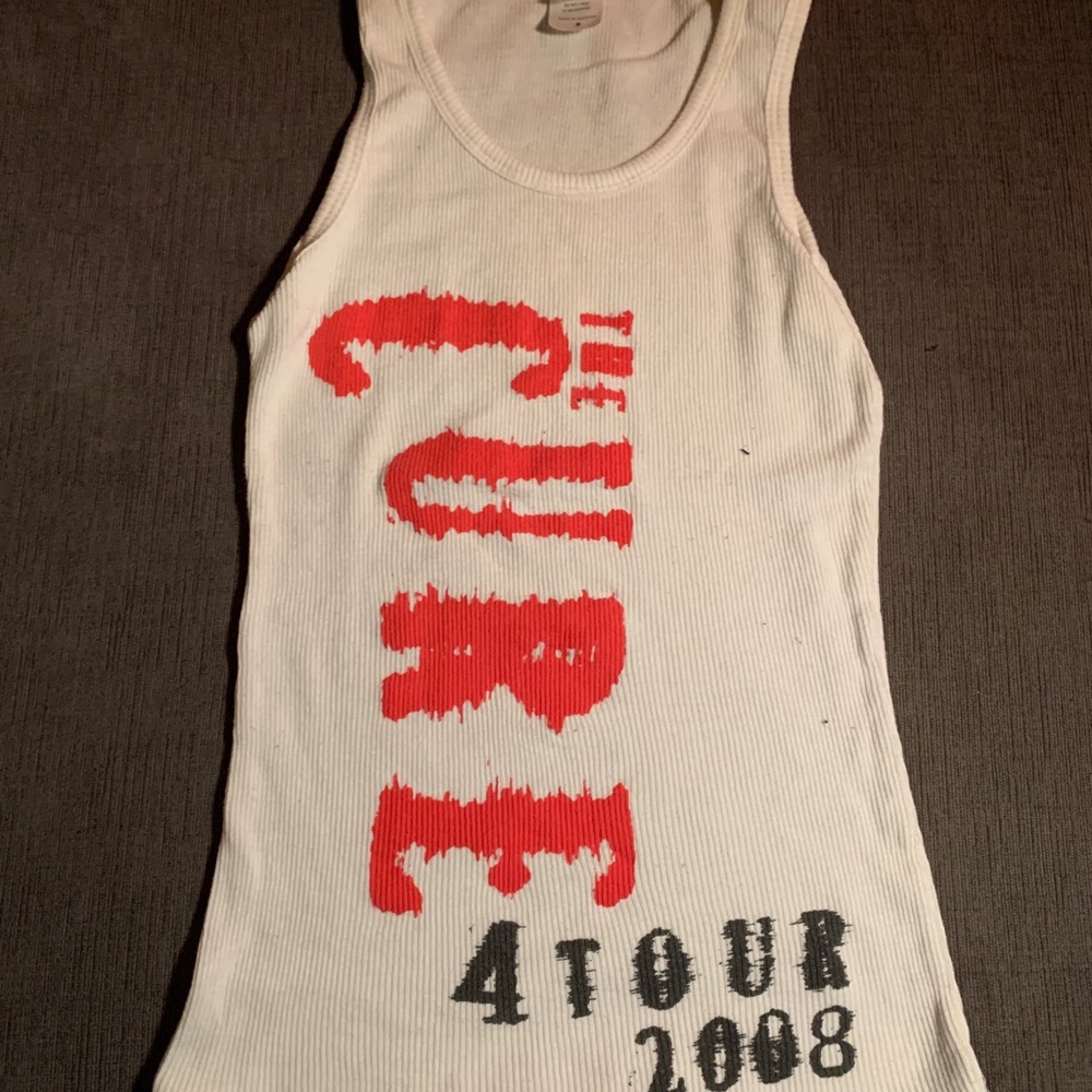 Cure concert tank top
